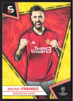 Bruno Fernandes, Kartička, 2023-24 Topps Superstars UEFA Club Competitions, BASE