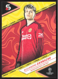 Alejandro Garnacho, Kartička, 2023-24 Topps Superstars UEFA Club Competitions, BASE