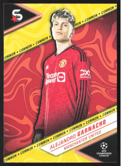 Alejandro Garnacho, Kartička, 2023-24 Topps Superstars UEFA Club Competitions, BASE