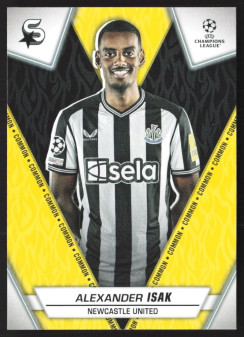 Alexander Isak, Kartička, 2023-24 Topps Superstars UEFA Club Competitions, BASE