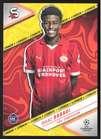 Isaac Babadi, Kartička, 2023-24 Topps Superstars UEFA Club Competitions, BASE