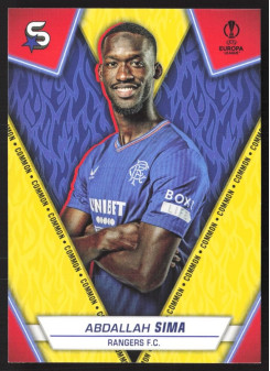 Abdallah Sima, Kartička, 2023-24 Topps Superstars UEFA Club Competitions, BASE