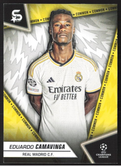 Eduardo Camavinga, Kartička, 2023-24 Topps Superstars UEFA Club Competitions, BASE