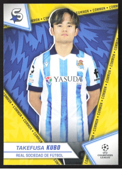 Takefusa Kubo, Kartička, 2023-24 Topps Superstars UEFA Club Competitions, BASE