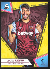 Lucas Paquetá, Kartička, 2023-24 Topps Superstars UEFA Club Competitions, BASE