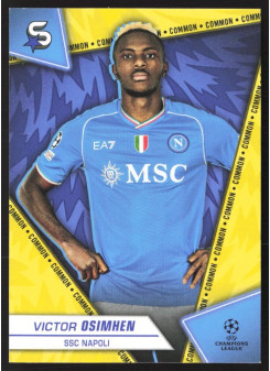 Victor Osimhen, Kartička, 2023-24 Topps Superstars UEFA Club Competitions, BASE
