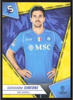 Giovanni Simeone, Kartička, 2023-24 Topps Superstars UEFA Club Competitions, BASE