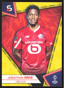 Jonathan David, Kartička, 2023-24 Topps Superstars UEFA Club Competitions, BASE