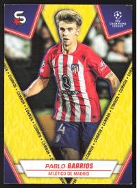 Pablo Barrios, Kartička, 2023-24 Topps Superstars UEFA Club Competitions, BASE