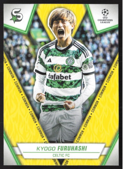 Kyogo Furuhashi, Kartička, 2023-24 Topps Superstars UEFA Club Competitions, BASE