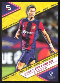 Robert Lewandowski, Kartička, 2023-24 Topps Superstars UEFA Club Competitions, BASE