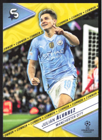 Julián Álvarez, Kartička, 2023-24 Topps Superstars UEFA Club Competitions, BASE