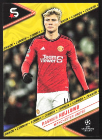 Rasmus Højlund, Kartička, 2023-24 Topps Superstars UEFA Club Competitions, BASE
