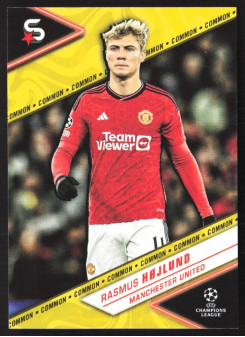 Rasmus Højlund, Kartička, 2023-24 Topps Superstars UEFA Club Competitions, BASE
