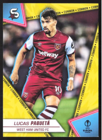 Lucas Paquetá, Kartička, 2023-24 Topps Superstars UEFA Club Competitions, BASE