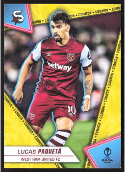 Lucas Paquetá, Kartička, 2023-24 Topps Superstars UEFA Club Competitions, BASE