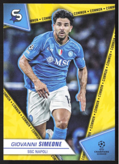 Giovanni Simeone, Kartička, 2023-24 Topps Superstars UEFA Club Competitions, BASE