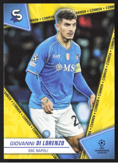 Giovanni Di Lorenzo, Kartička, 2023-24 Topps Superstars UEFA Club Competitions, BASE