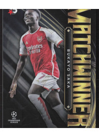 Bukayo Saka, Kartička, 2023-24 Topps Superstars UEFA Club Competitions, INSERT