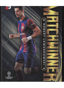 Robert Lewandowski, Kartička, 2023-24 Topps Superstars UEFA Club Competitions, INSERT