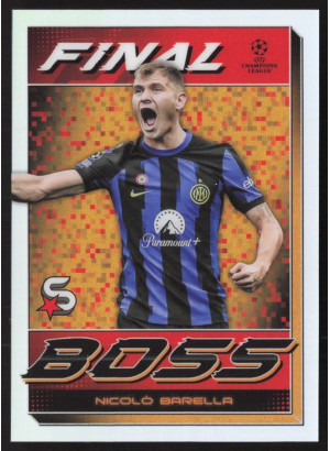 Nicolò Barella, Card, 2023-24 Topps Superstars UEFA Club Competitions, INSERT