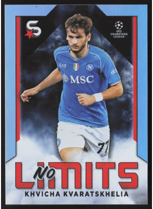 Khvicha Kvaratskhelia, Card, 2023-24 Topps Superstars UEFA Club Competitions, INSERT