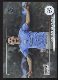 Julián Álvarez, Kartička, 2022-23 Topps Stadium Club Chrome UEFA Club Competitions, Refractor