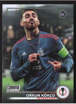 Orkun Kökçü, Kartička, 2022-23 Topps Stadium Club Chrome UEFA Club Competitions, Refractor