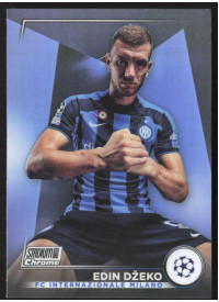 Edin Džeko, Kartička, 2022-23 Topps Stadium Club Chrome UEFA Club Competitions, Refractor