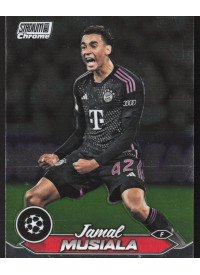 Jamal Musiala, Kartička, 2023-24 Topps Stadium Club Chrome UEFA Club Competitions, BASE
