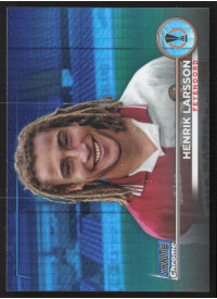 Henrik Larsson, Kartička, 2022-23 Topps Stadium Club Chrome UEFA Club Competitions, Blue Prism