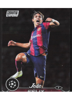 Joao Felix, Kartička, 2023-24 Topps Stadium Club Chrome UEFA Club Competitions, BASE