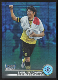 Shinji Kagawa, Kartička, 2022-23 Topps Stadium Club Chrome UEFA Club Competitions, Blue Prism