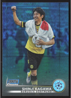 Shinji Kagawa, Card, 2022-23 Topps Stadium Club Chrome UEFA Club Competitions, Blue Prism