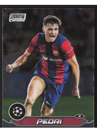 Pedri, Kartička, 2023-24 Topps Stadium Club Chrome UEFA Club Competitions, BASE
