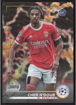 Cher N'dour, Kartička, 2022-23 Topps Stadium Club Chrome UEFA Club Competitions, LIMIT