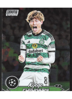 Kyogo Furuhashi, Kartička, 2023-24 Topps Stadium Club Chrome UEFA Club Competitions, BASE