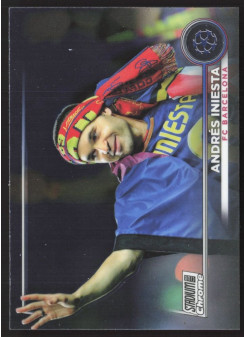 Andrés Iniesta, Kartička, 2022-23 Topps Stadium Club Chrome UEFA Club Competitions, BASE