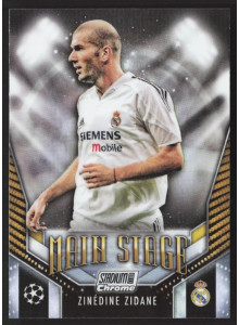 Zinedine Zidane, Kartička, 2023-24 Topps Stadium Club Chrome UEFA Club Competitions, INSERT