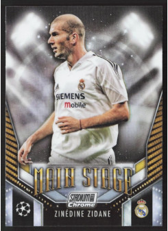 Zinedine Zidane, Kartička, 2023-24 Topps Stadium Club Chrome UEFA Club Competitions, INSERT