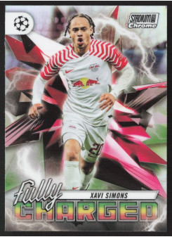 Xavi Simons, Kartička, 2023-24 Topps Stadium Club Chrome UEFA Club Competitions, INSERT