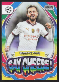Bernardo Silva, Kartička, 2023-24 Topps Stadium Club Chrome UEFA Club Competitions, INSERT