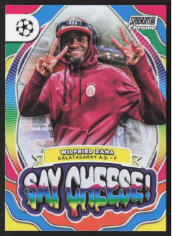 Wilfried Zaha, Kartička, 2023-24 Topps Stadium Club Chrome UEFA Club Competitions, INSERT