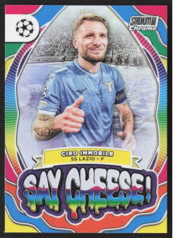Ciro Immobile, Kartička, 2023-24 Topps Stadium Club Chrome UEFA Club Competitions, INSERT