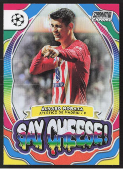 Alvaro Morata, Kartička, 2023-24 Topps Stadium Club Chrome UEFA Club Competitions, INSERT
