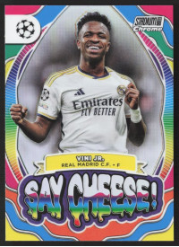 Vini Jr., Kartička, 2023-24 Topps Stadium Club Chrome UEFA Club Competitions, INSERT