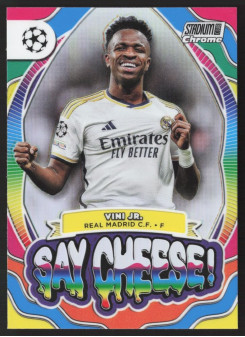 Vini Jr., Kartička, 2023-24 Topps Stadium Club Chrome UEFA Club Competitions, INSERT