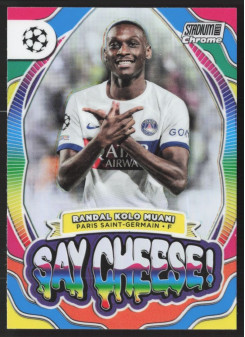 Randal Kolo Muani, Kartička, 2023-24 Topps Stadium Club Chrome UEFA Club Competitions, INSERT
