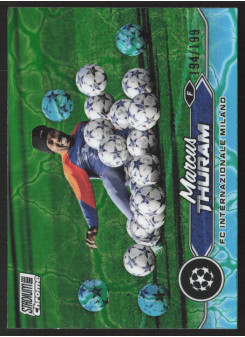 Marcus Thuram, Kartička, 2023-24 Topps Stadium Club Chrome UEFA Club Competitions, LIMIT