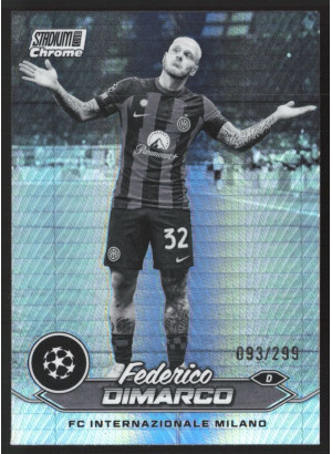 Federico Dimarco, Card, 2023-24 Topps Stadium Club Chrome UEFA Club Competitions, LIMIT
